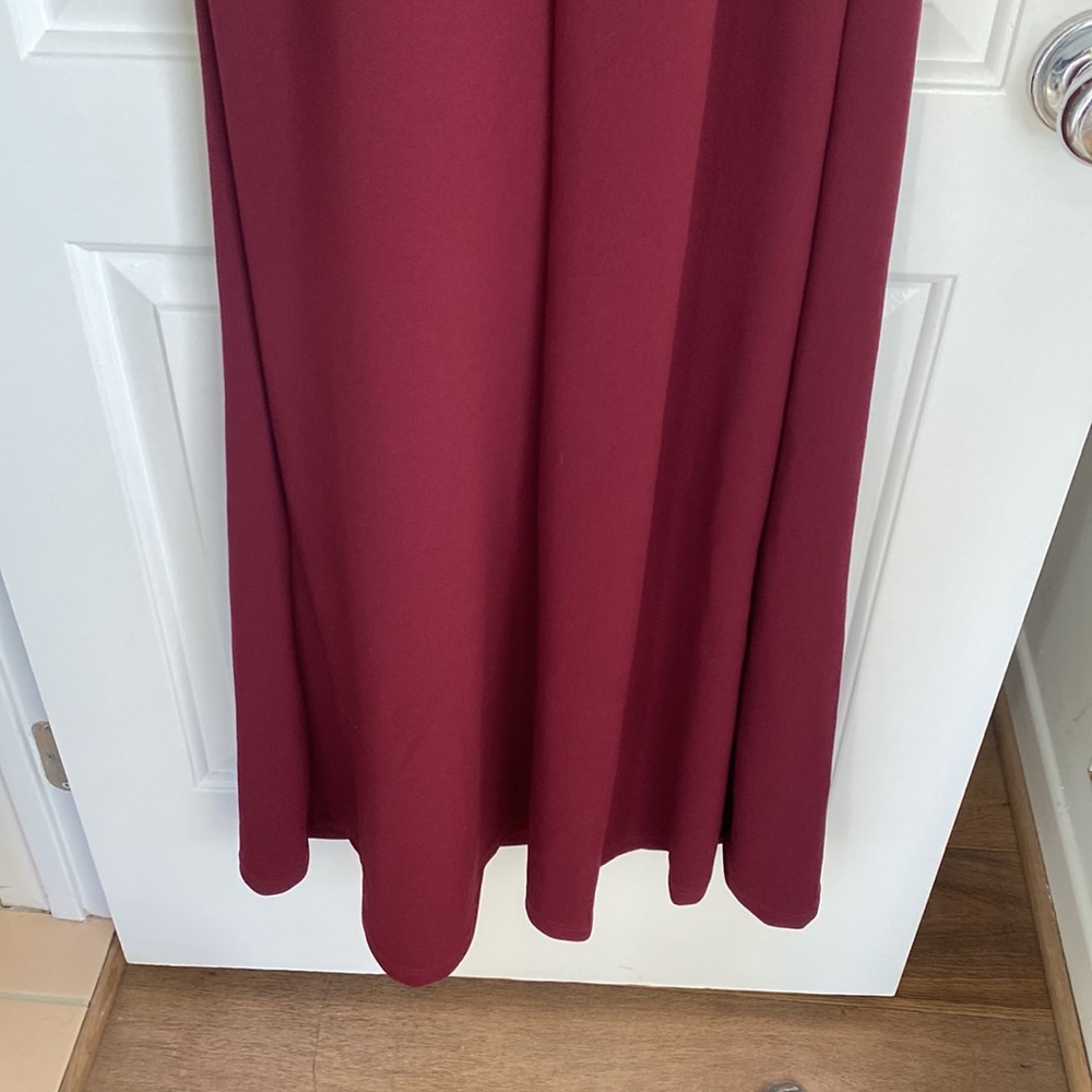 Lulus NWT Aveline Dress in Burgundy, Size Small - Picture 16 of 17